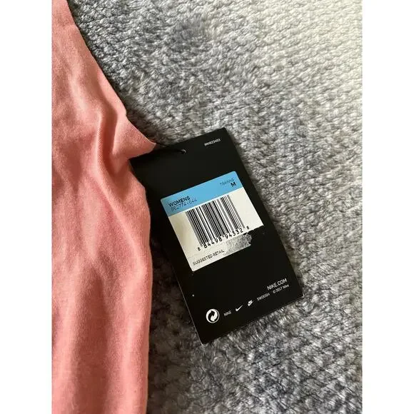 Nike Dri Fit Breathe Racerback Training Pink Gray Tank Women Size Medium NWT - Picture 5 of 13